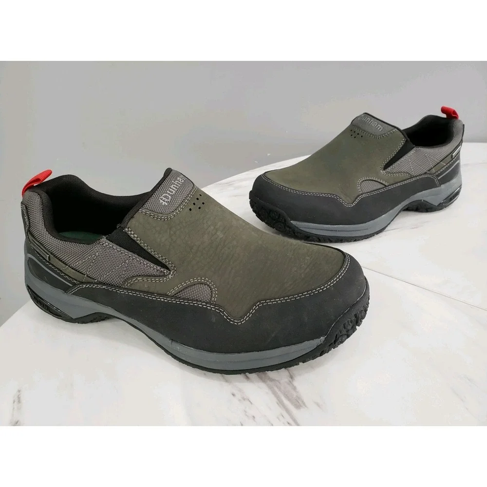 VERY CLEAN -‎ Size 9 EXTRA WIDE - Dunham Cloud Plus Slip-On Nubuck Leather Shoes